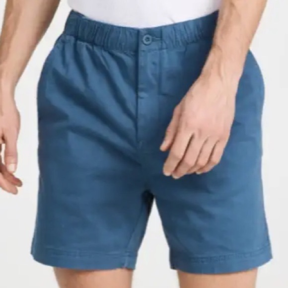 Men’s size 30 waist blue Onia linen blend shorts blue H10 - Picture 1 of 10